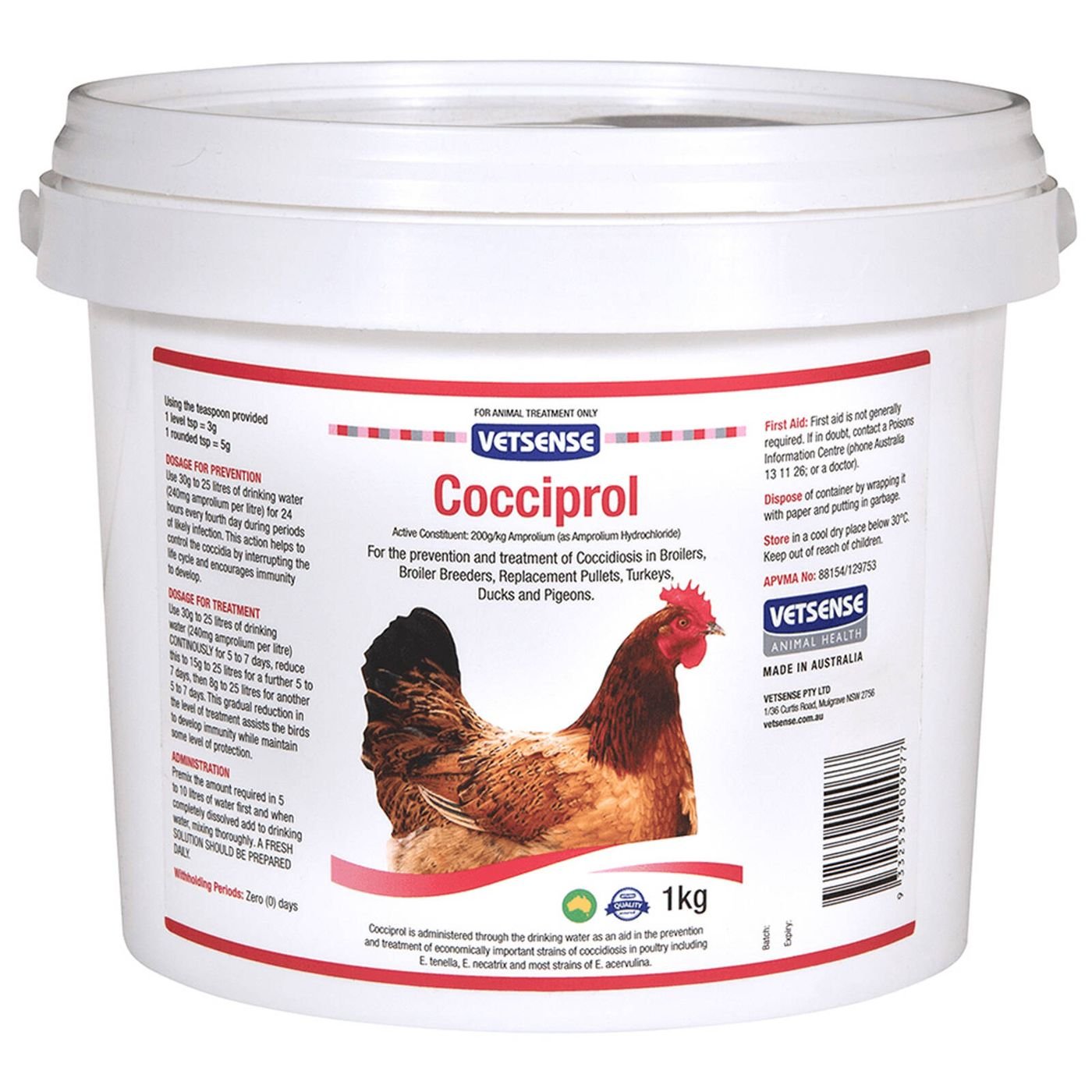 Vetsense Cocciprol 1 Kg