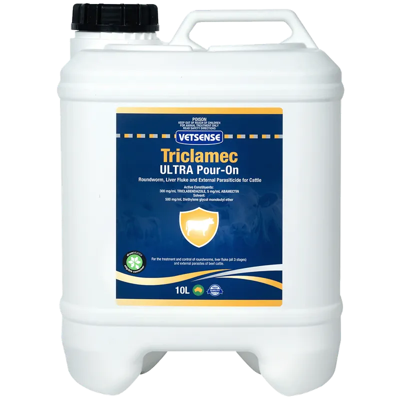 Triclamec Ultra Pour On 10 Lt For Cattle