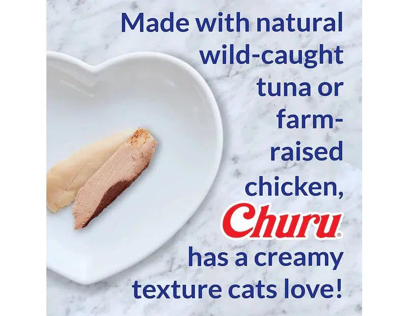 INABA CHURU PUREE Tuna Chicken Varieties (CAT TREAT) 50x14g