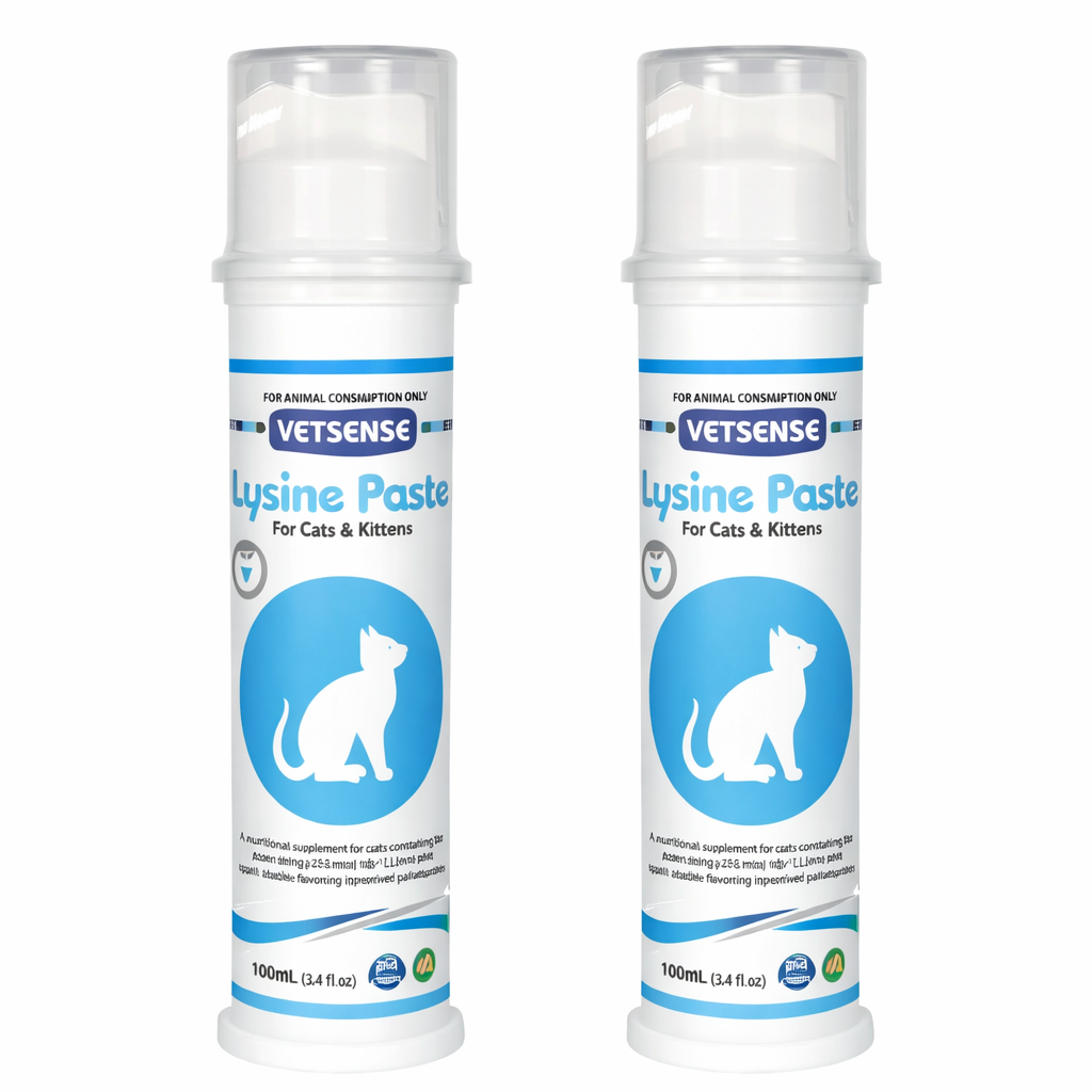 Vetsense Lysine Paste for Cats 100 ml – Value Bundle (2 Pack)