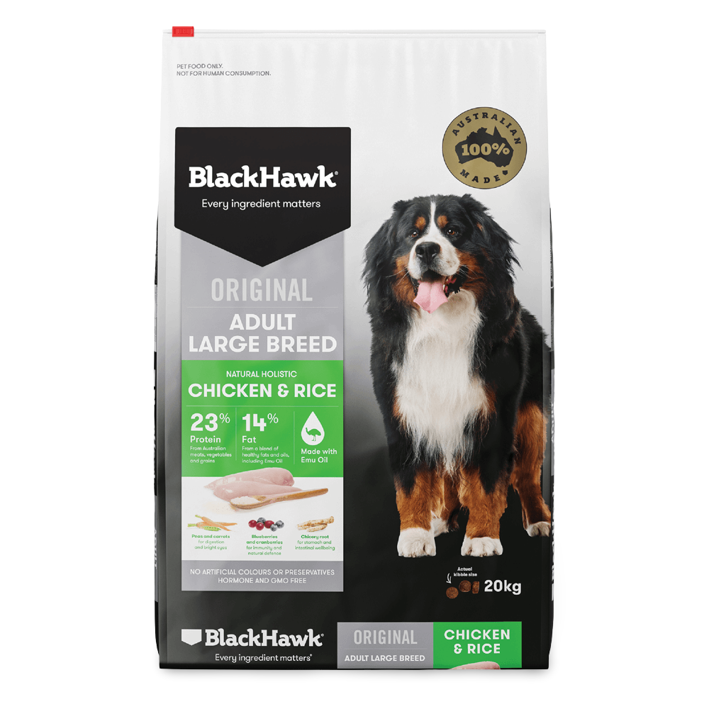 BLACKHAWK Large Breed Chicken And Rice Adult Dog Food