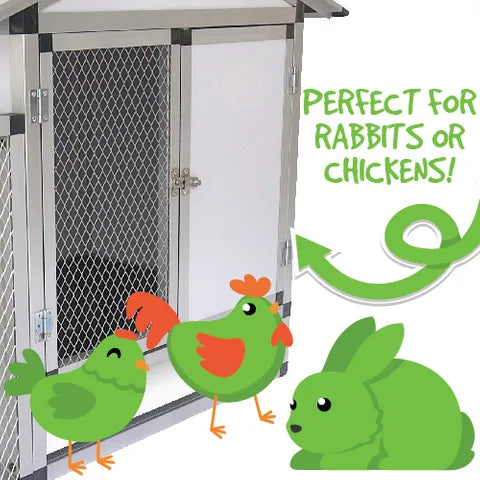 Bainbridge Aluminium Rabbit Hutch & Chicken Coop