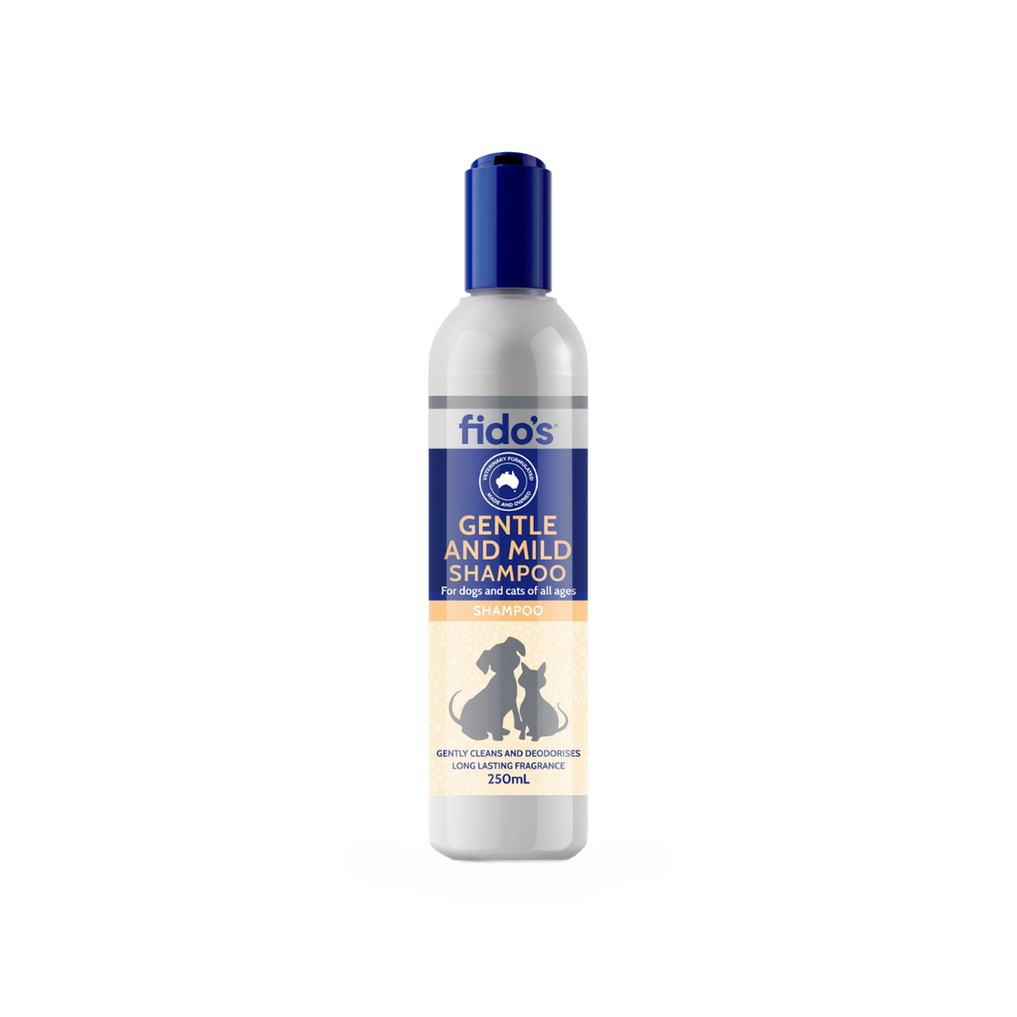 Fido's Gentle and Mild Shampoo 250ml gentle dog shampoo for regular grooming and coat care