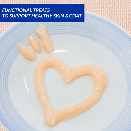 Soft creamy cat treats with hydration support