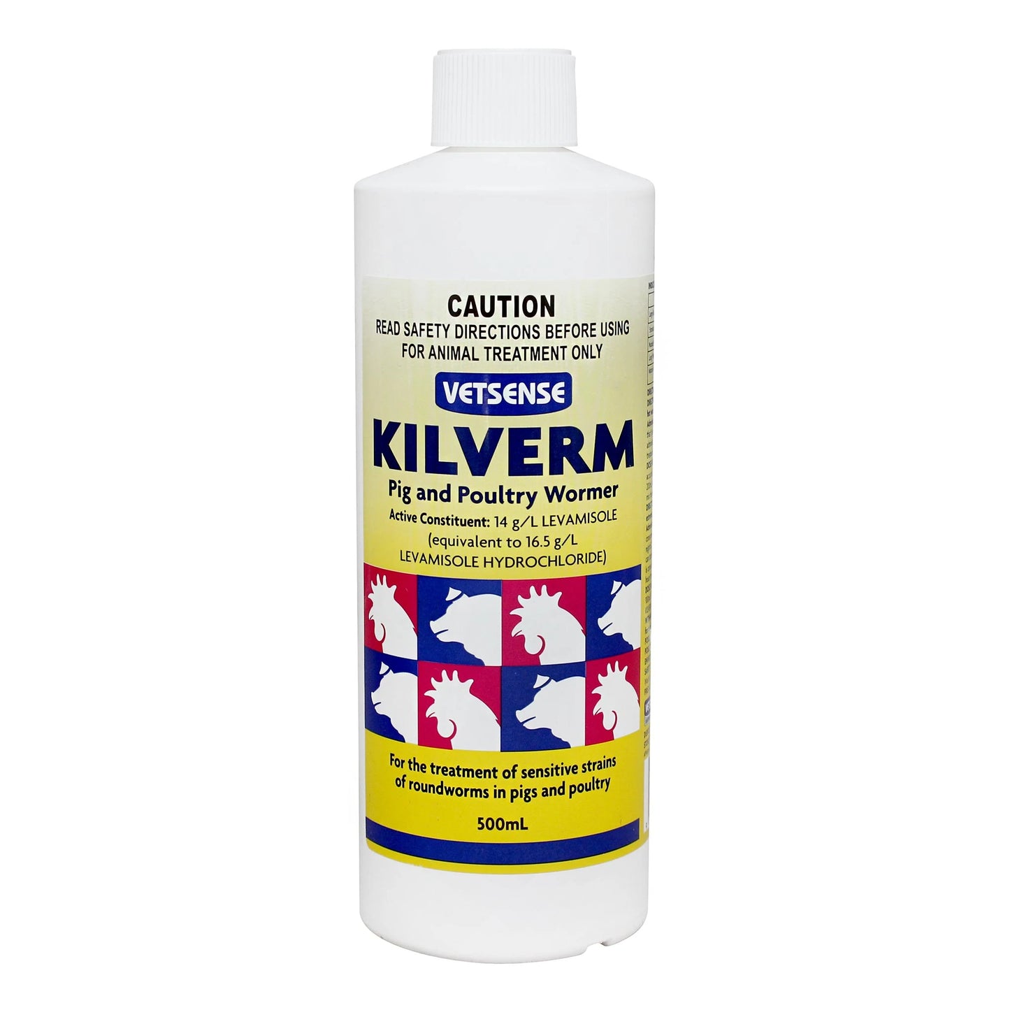 Vetsense Kilverm Pig and Poultry Wormer 500mL