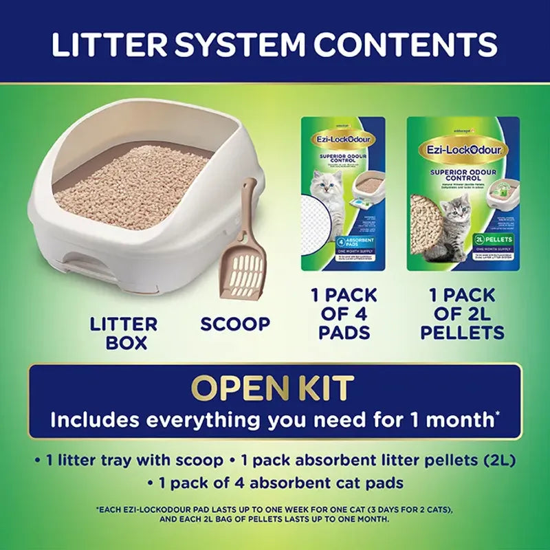 How to stop cat litter tracking using a dual layer cat litter system