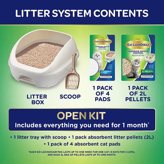 How to stop cat litter tracking using a dual layer cat litter system