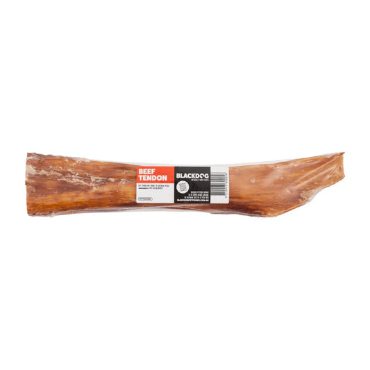 Blackdog Beef Tendons 15 Pack natural beef tendon dog chews for enrichment and supervised chewing in Australia