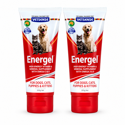 Vetsense Energel 200g 2 Pack dog and cat supplement