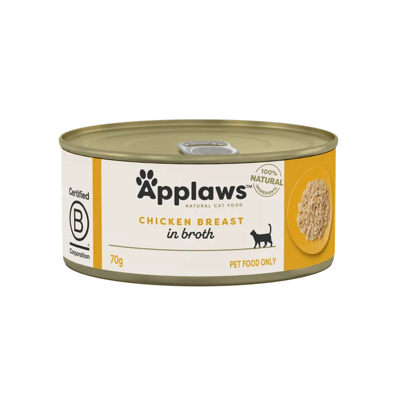 Applaws Chicken Breast in Broth Cat Food 70g 24 Pack