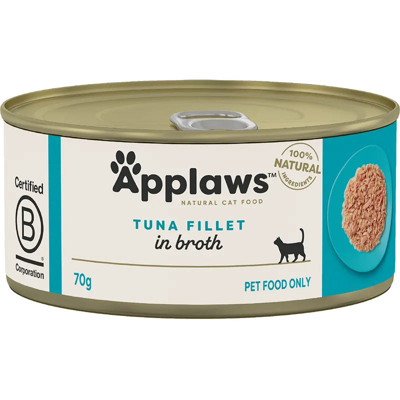 Applaws Tuna Fillet in Broth Cat Food 70g