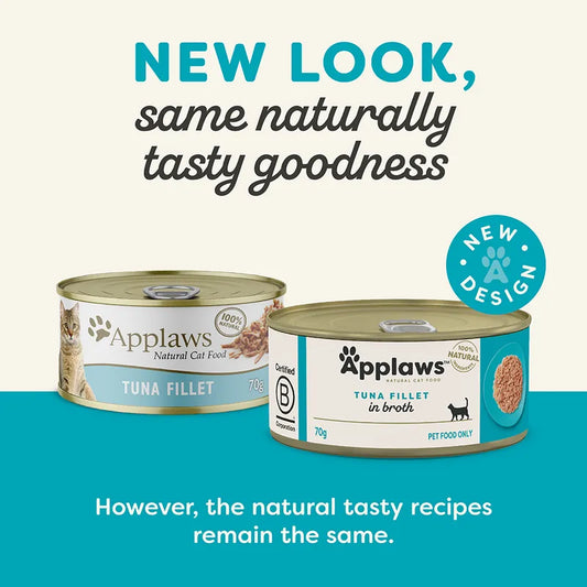 Applaws Tuna Fillet in Broth Cat Food 70g