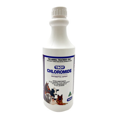 Troy Chloromide Antiseptic Spray For Horses, Livestock and Dogs 500ml