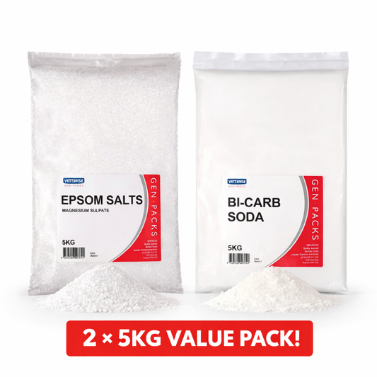Gen Pack Epsom Salts & Bi-Carb Soda 10kg Value Pack (2 x 5kg)