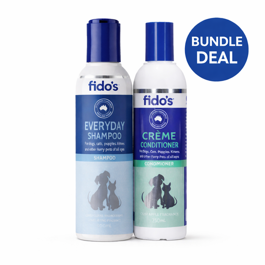 Fido's Everyday Shampoo 250ml and Fido's Creme Conditioner 250ml