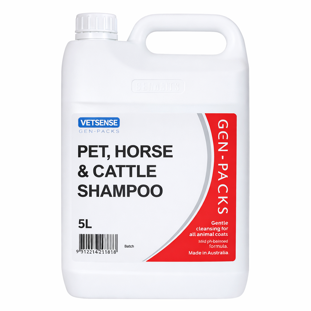 Vetsense Gen Pack Pet Horse and Cattle Shampoo 5 L