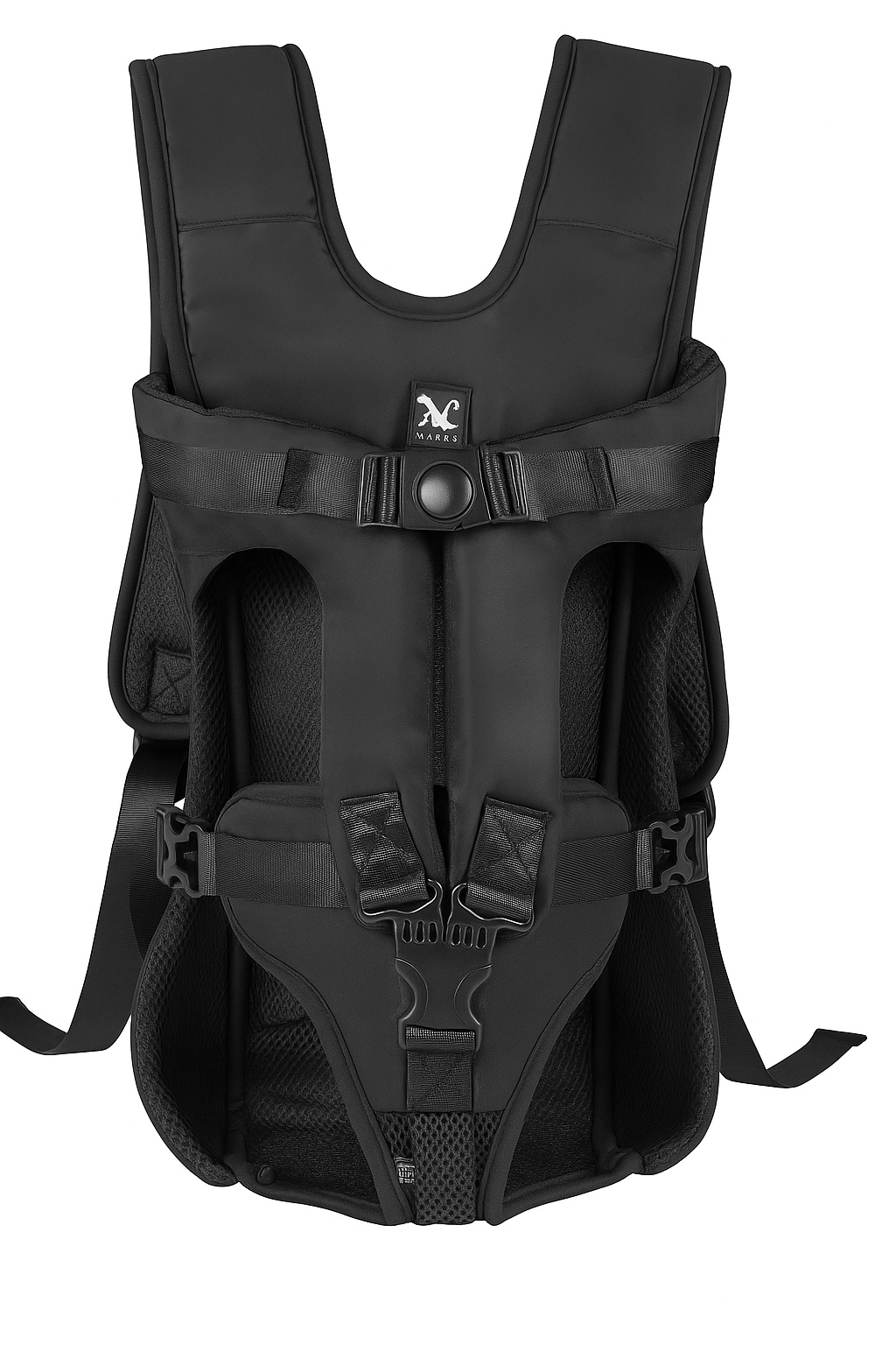 Dog Chest Backpack Large Black