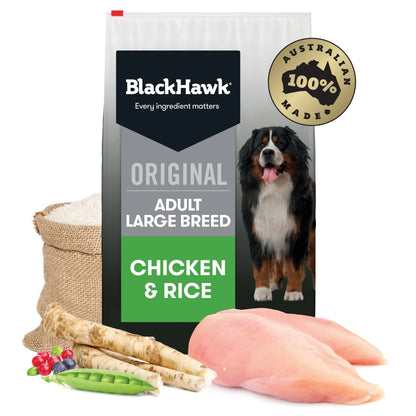 BLACKHAWK Large Breed Chicken And Rice Adult Dog Food