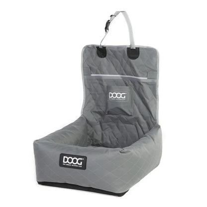 DOOG Dog Car Seat Grey (Small to Medium Breeds)