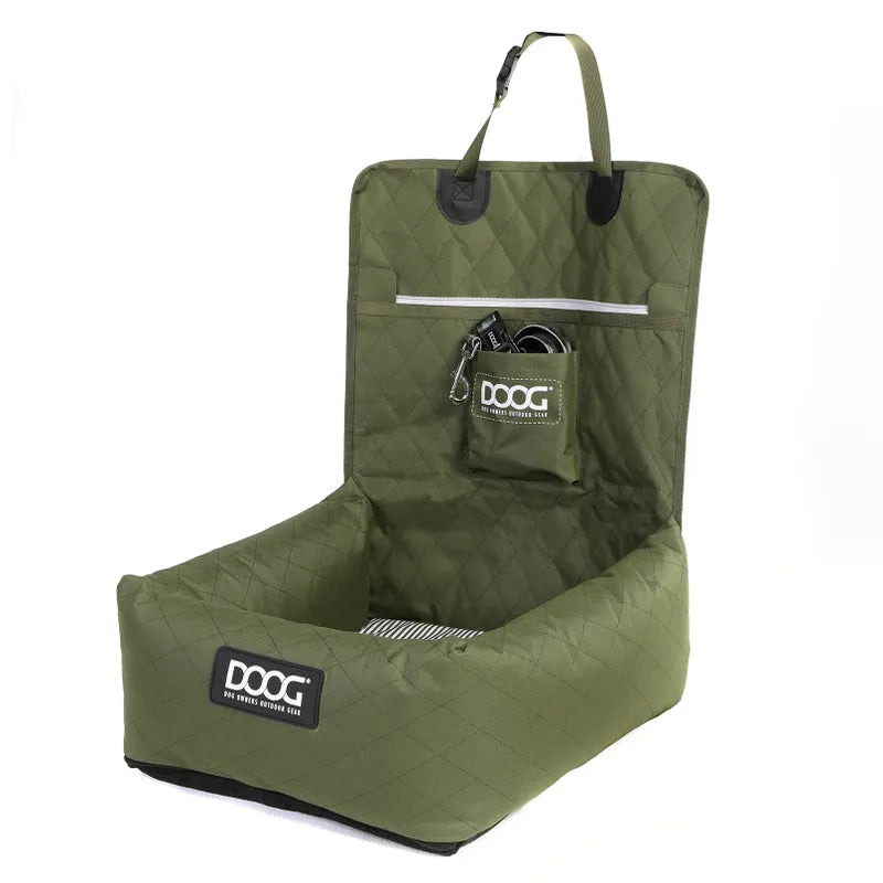 DOOG Dog Car Seat Green (Small to Medium Breeds)