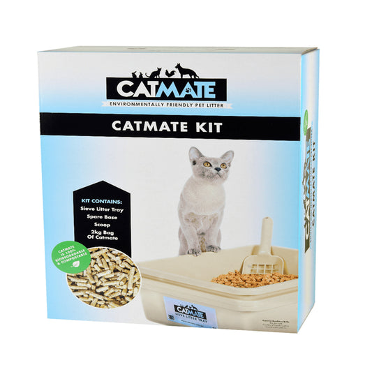 Catmate 5 Piece Litter Kit w Spare Base & Scoop