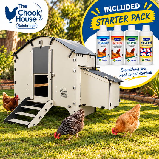 Bainbridge pitched roof chicken coop for Australian backyard chickens