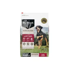 Black Hawk Working Dog Lamb & Beef 20kg dry dog food bag