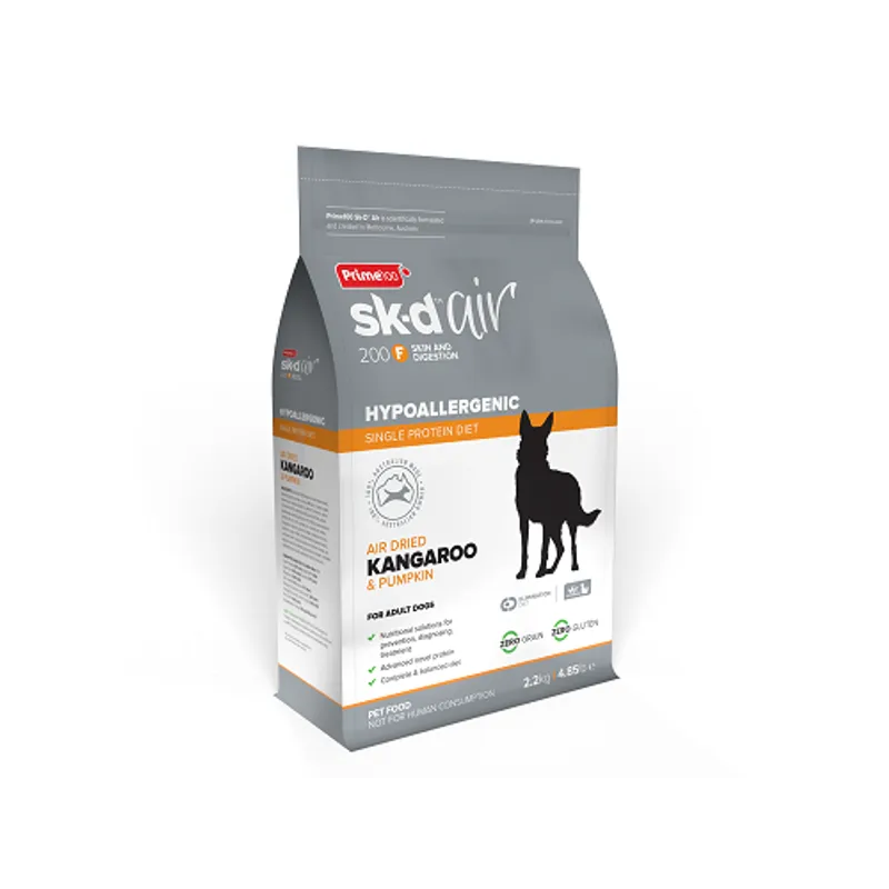 Prime100 SPD Air Dried Kangaroo and Pumpkin Dog Food 2.2kg premium Australian single protein air dried dog food