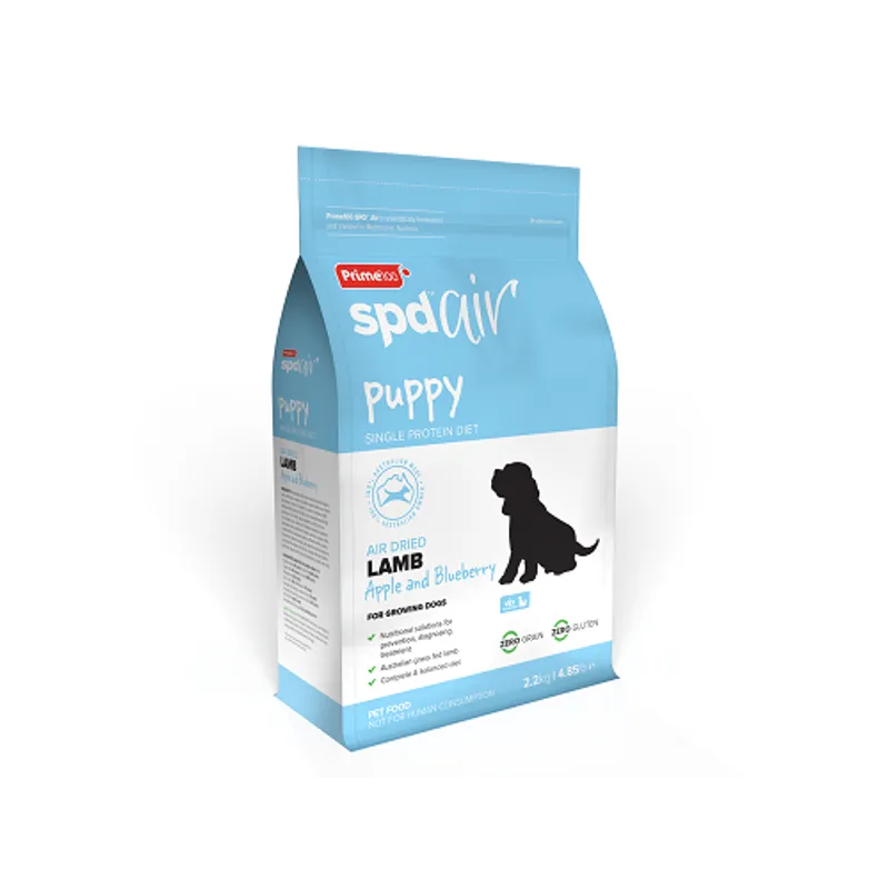 Prime100 SPD Air Dried Puppy Lamb Apple and Blueberry Dog Food 2.2kg premium Australian single protein puppy food