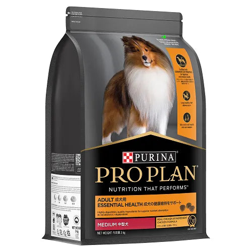 Purina Pro Plan Adult Medium Breed Chicken Dry Dog Food 3kg Australia