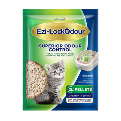 Ezi-LockOdour Natural Mineral Zeolite Pellets 2kg