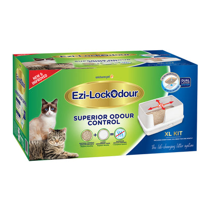 Ezi-LockOdour XL Cat Litter System – Advanced Odour Control Litter Box