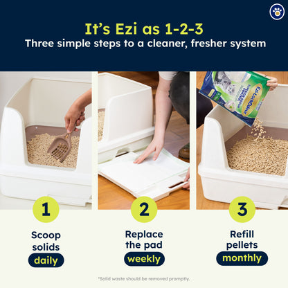 Ezi-LockOdour XL Cat Litter System – Advanced Odour Control Litter Box