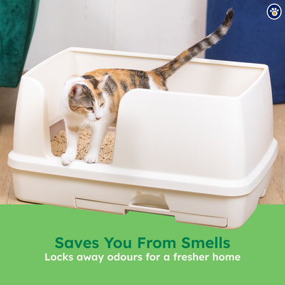Ezi-LockOdour XL Cat Litter System – Advanced Odour Control Litter Box