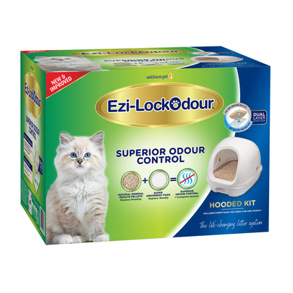 Ezi-LockOdour Hooded Dual Layer Cat Litter System
