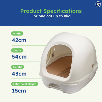 Ezi-LockOdour Hooded Dual Layer Cat Litter System