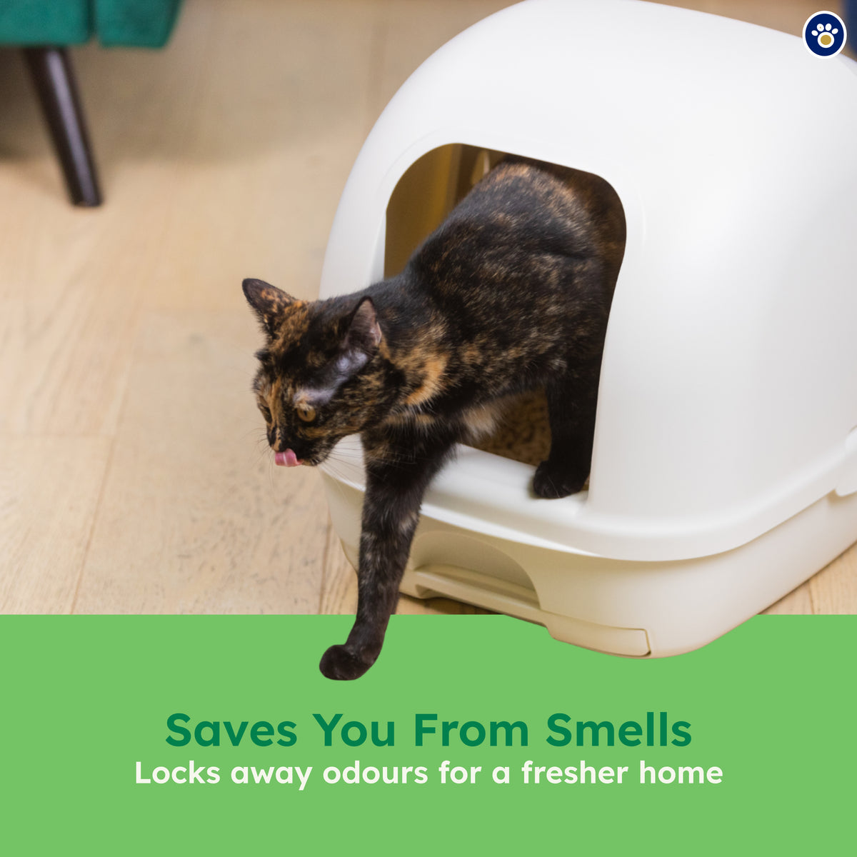 Ezi-LockOdour Hooded Dual Layer Cat Litter System