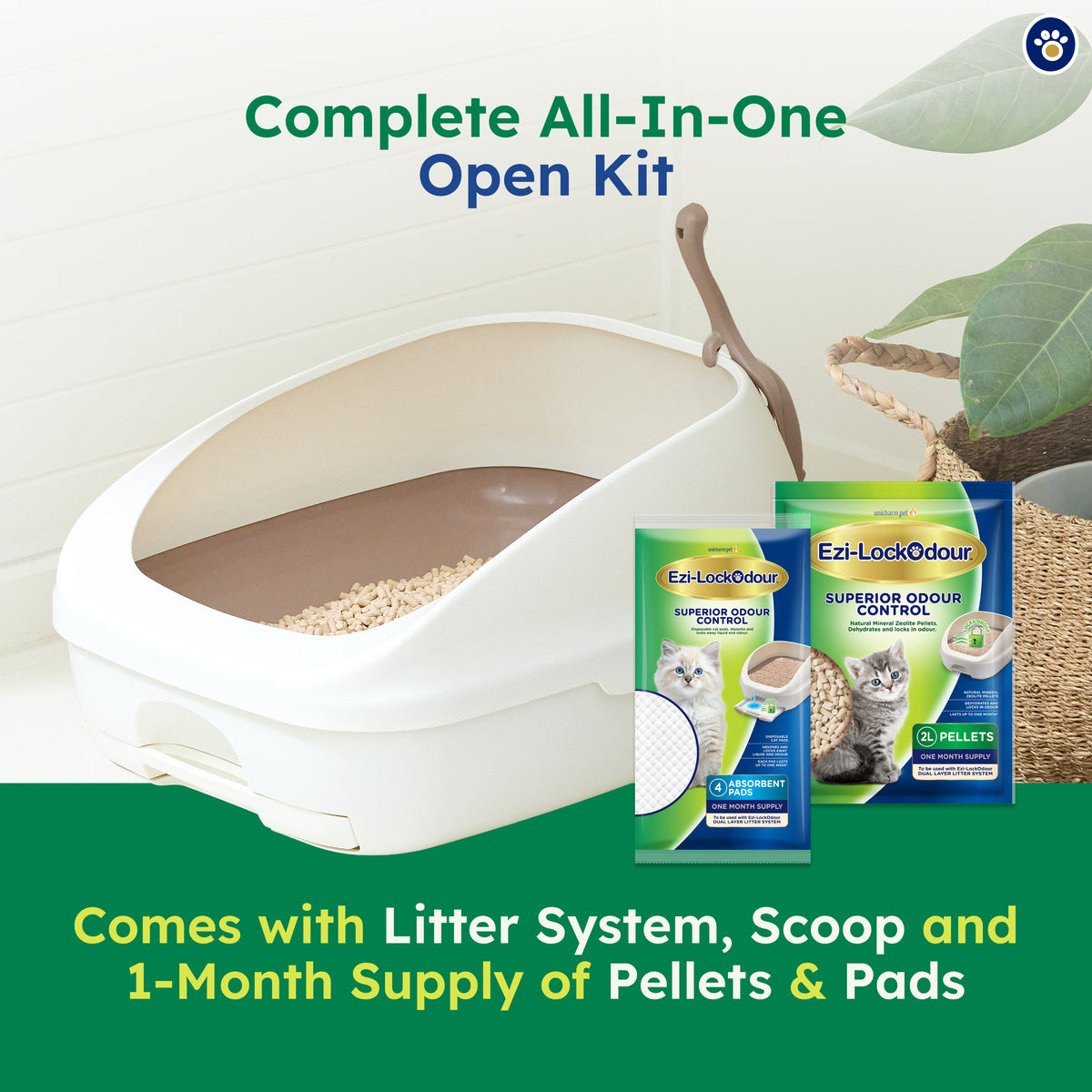 Ezi-LockOdour Dual Layer Cat Litter System – Advanced Odour Control