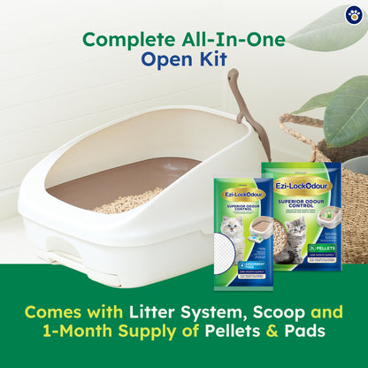 Ezi-LockOdour Dual Layer Cat Litter System – Advanced Odour Control