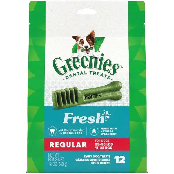 Greenies Dog Fresh Treat Pack Regular 340 g