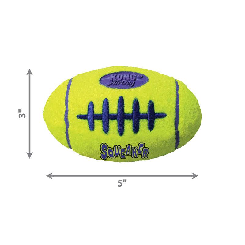 KONG AirDog Squeaker Football Medium