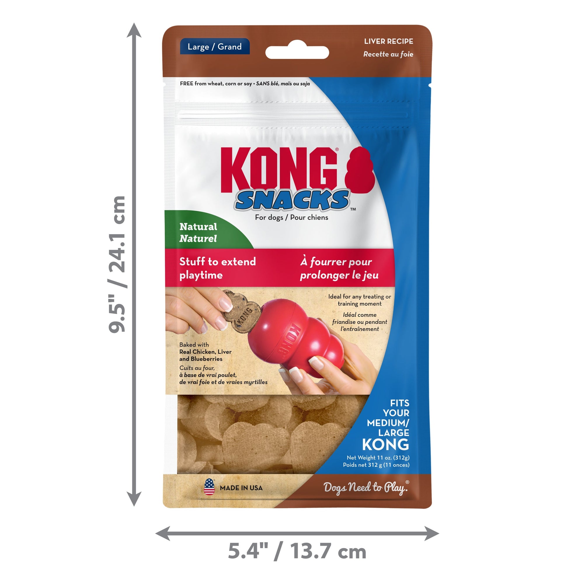 KONG Dog Snacks Liver Large - 300g