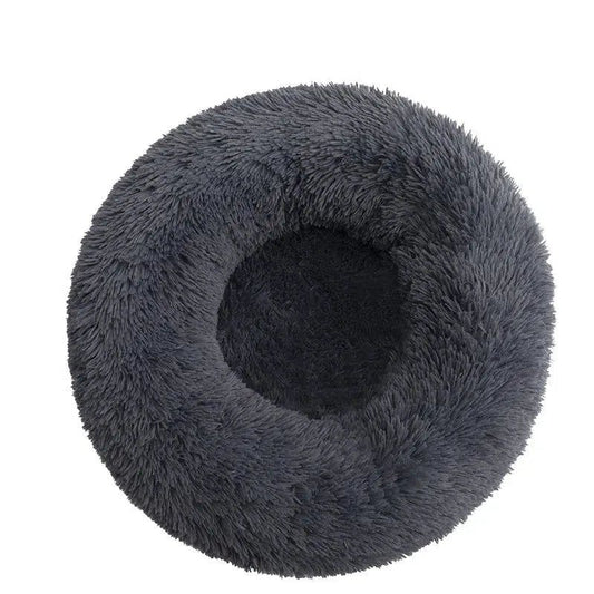 Round Soft FLUFFY Dog Bed