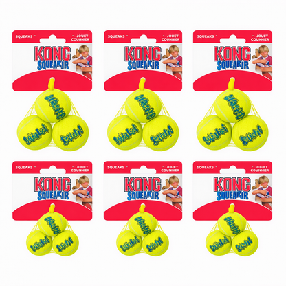 KONG AirDog Squeaker Balls Small 3 pack x 6