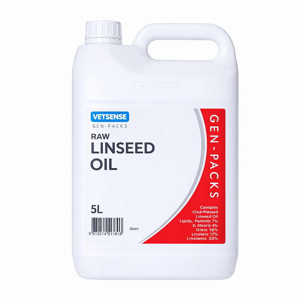 Vetsense Gen Pack Linseed Oil 5 L (Cold Pressed)