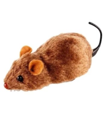 Windup Plush Mouse Toy For Cats