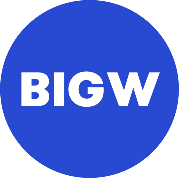 BIG W logo — marketplace where Pet & Rural Supply Co sells products