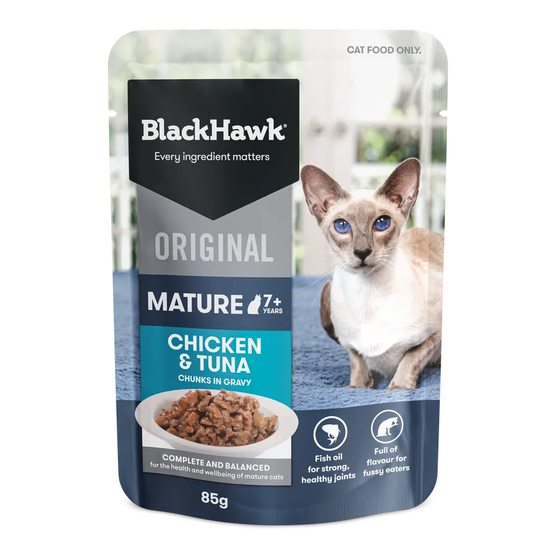 blackhawk mature cat wet food