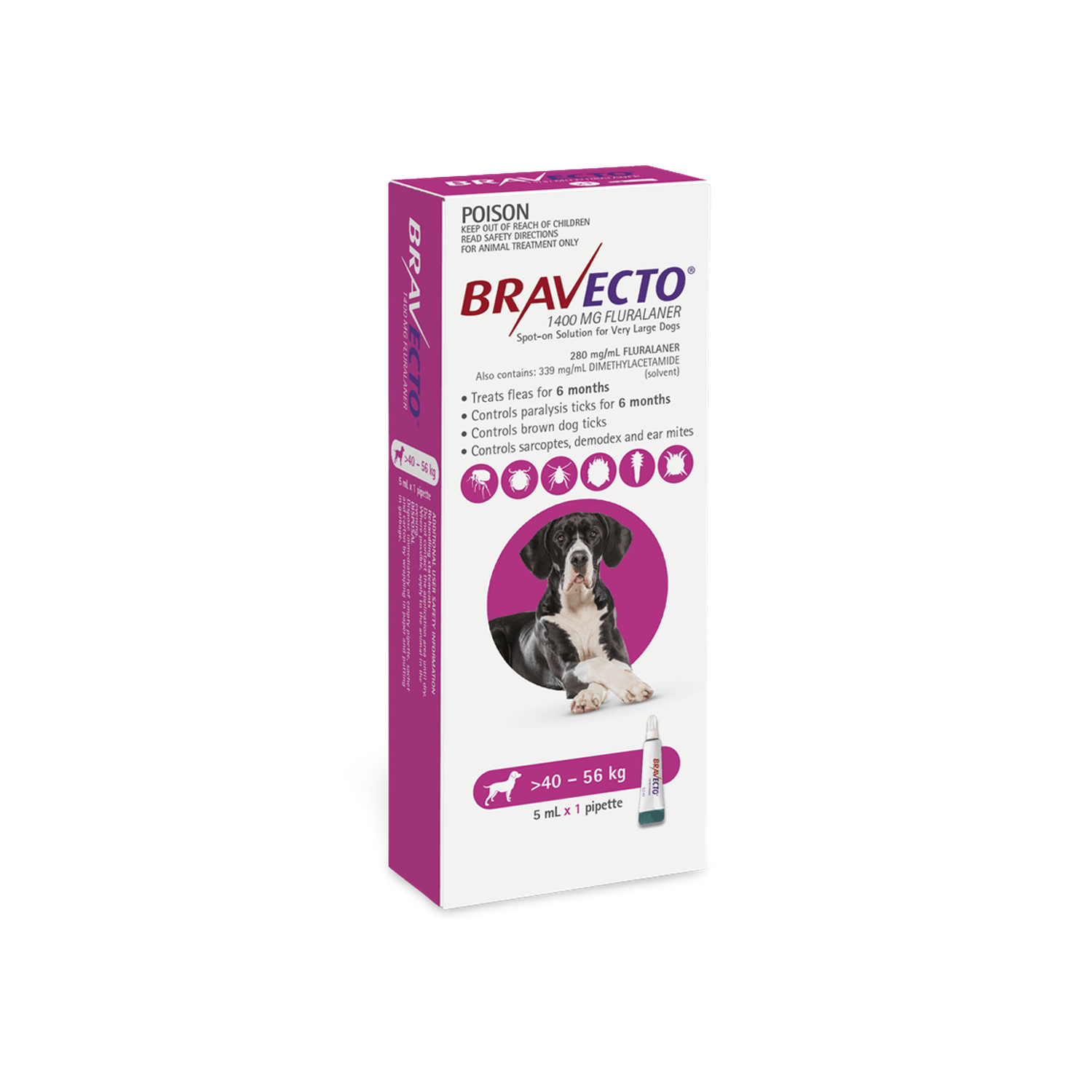 bravecto for dogs purple