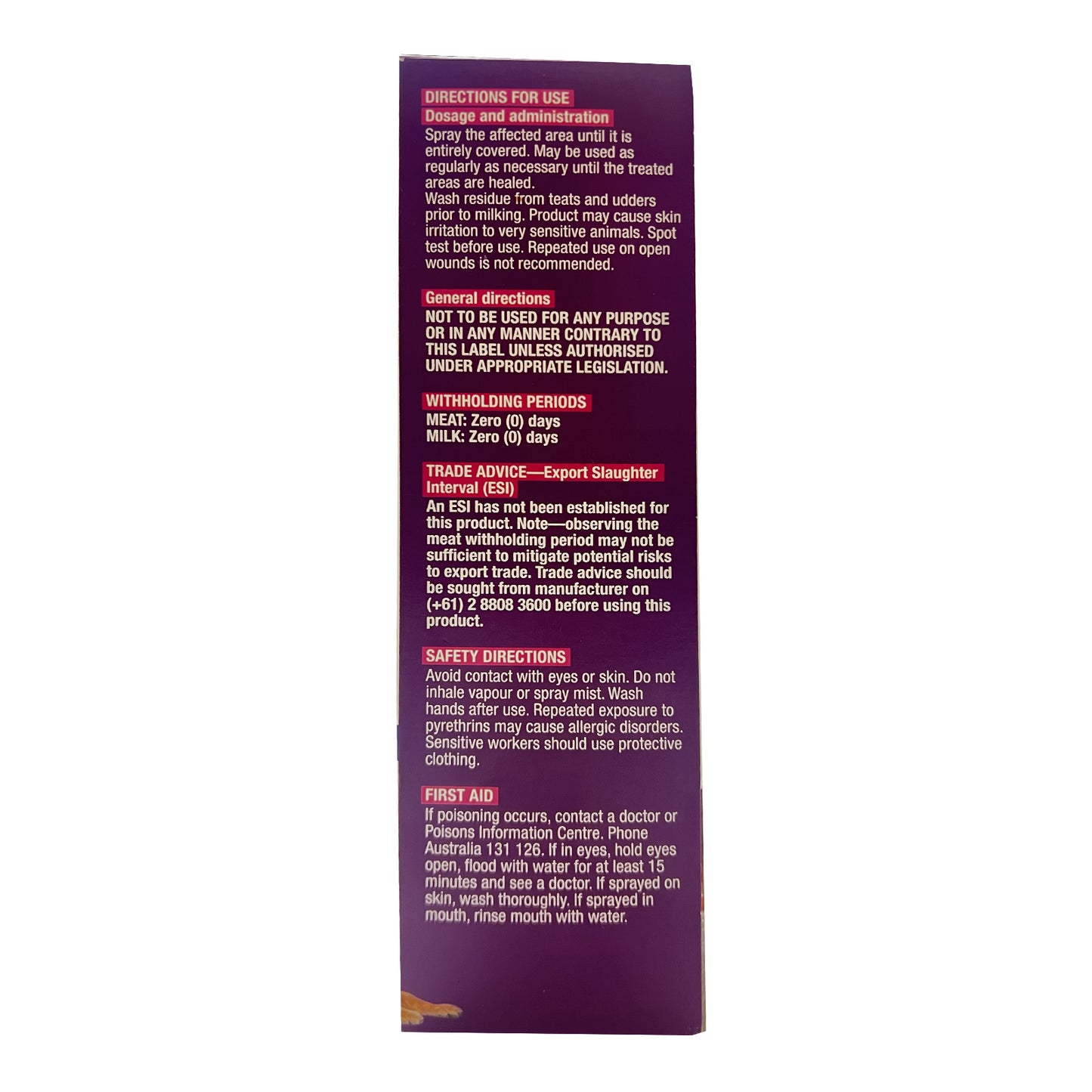 Troy Chloromide Antiseptic Spray For Horses, Livestock and Dogs 500ml